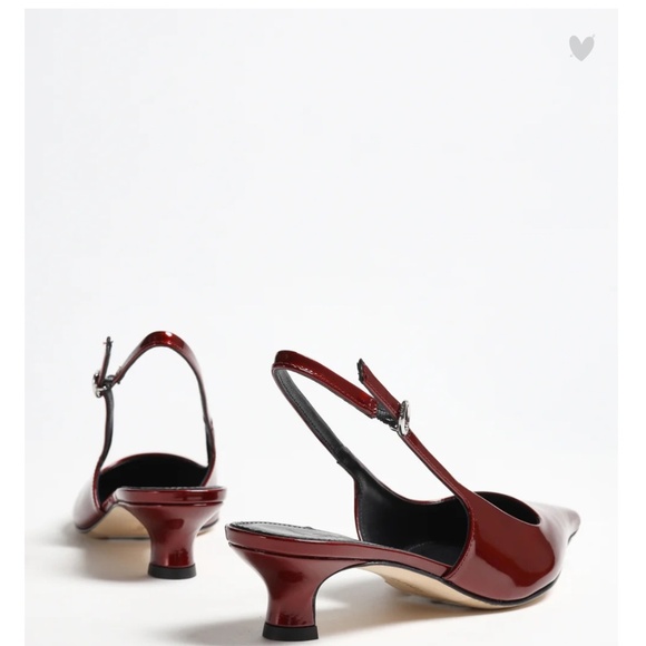 💎 AEYDE 💎  Catrina pumps Rouge High Gloss 38 EU/7 US - Picture 3 of 16